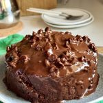 healthy blender chocolate cake