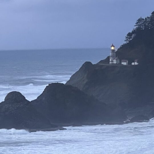 Heceta Head Lighthouse on the Oregon Coast 