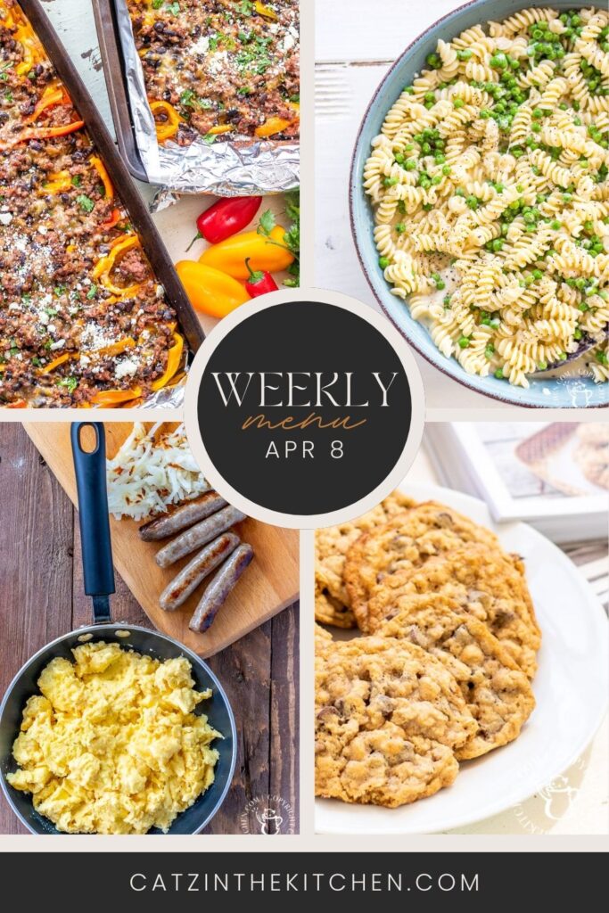 Weekly Menu for the Week of Apr 8