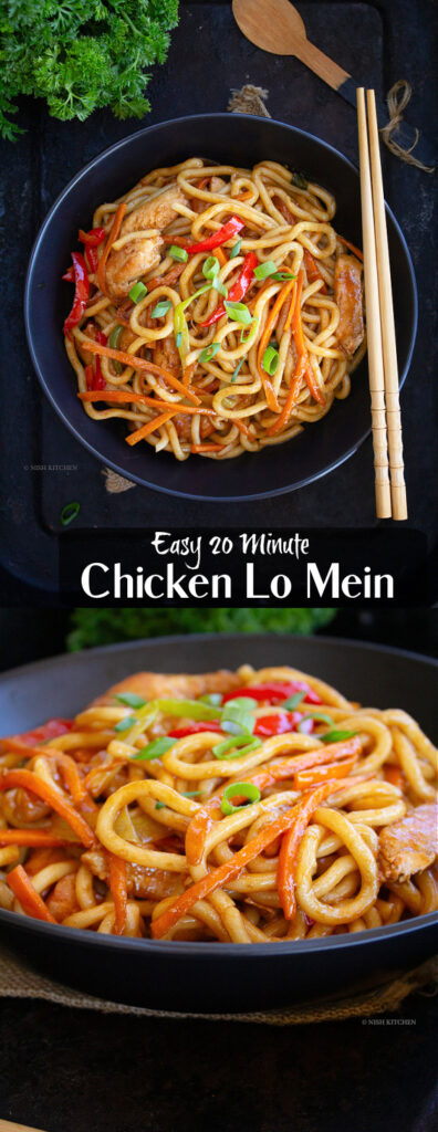 Easy to make chicken lo mein